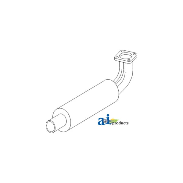 Muffler 22.5" x5.2" x5.2"